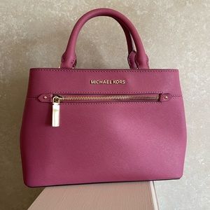 Pink Michael Kors Crossbody Purse -Small